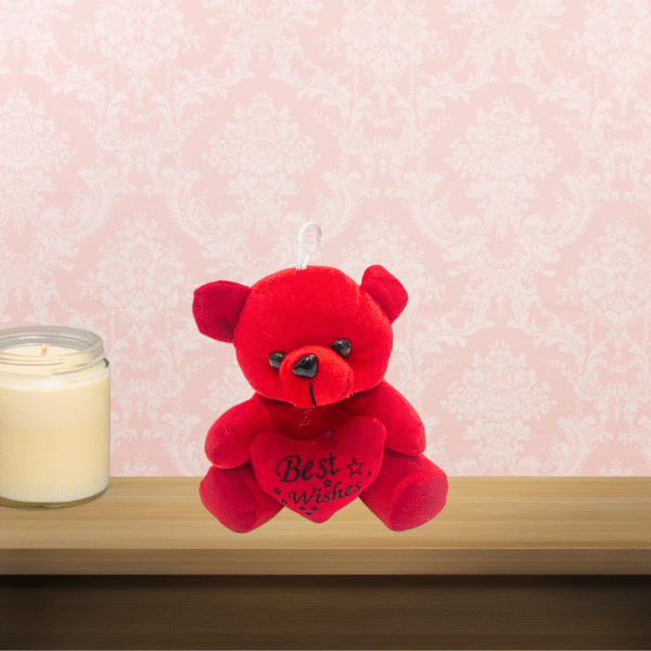 6-Inch Soft Teddy Bear - Red colour