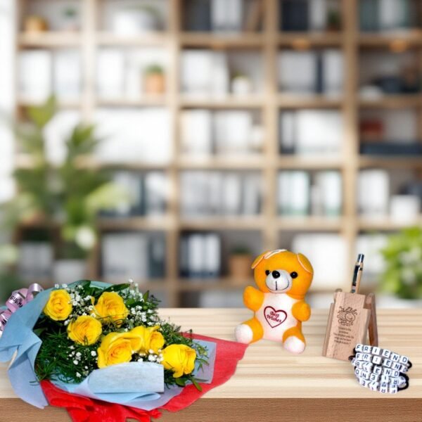 Yellow Rose Bouquet – Celebrate Friendship & Joy - Image 4
