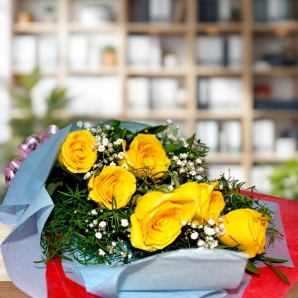 Yellow Rose Bouquet – Celebrate Friendship & Joy - Image 5