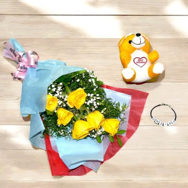 Yellow Rose Bouquet – Celebrate Friendship & Joy - Image 3